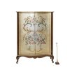 Italian Vintage Floral Cabinet D1100xW400xH1500 SP000413