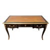 Custom of A 19th Century French Louis XV Ormolu Black Lacquered Writting Desk